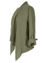 Load image into Gallery viewer, Waterfall Linen Jacket
