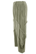 Load image into Gallery viewer, Teabag Linen Panel Trouser
