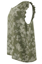 Load image into Gallery viewer, Floral Sleeveless Cotton Top
