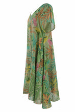 Load image into Gallery viewer, Tropical Print Linen Dress
