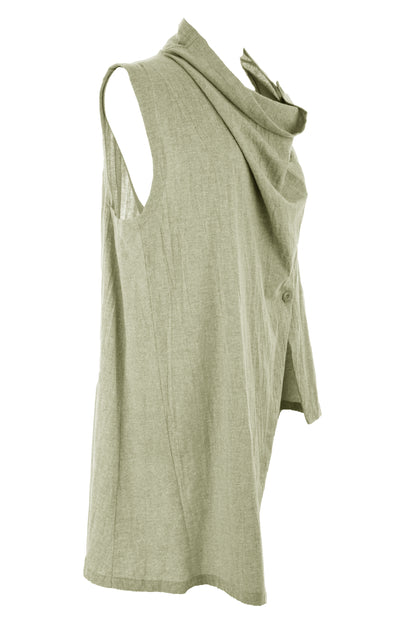 Sleeveless Asymmetric Top