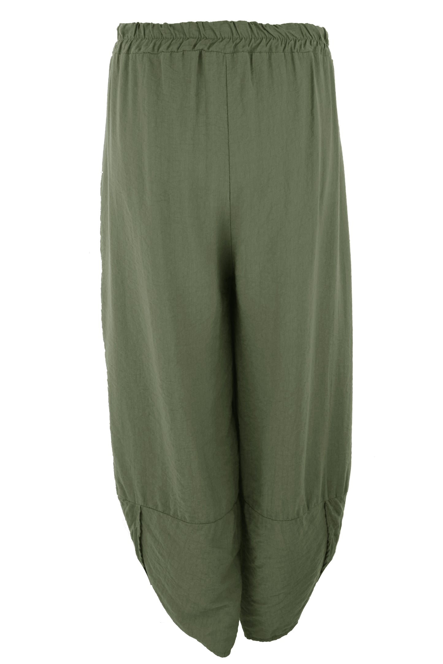2 Pocket Ankle Length Barrel Leg Trouser