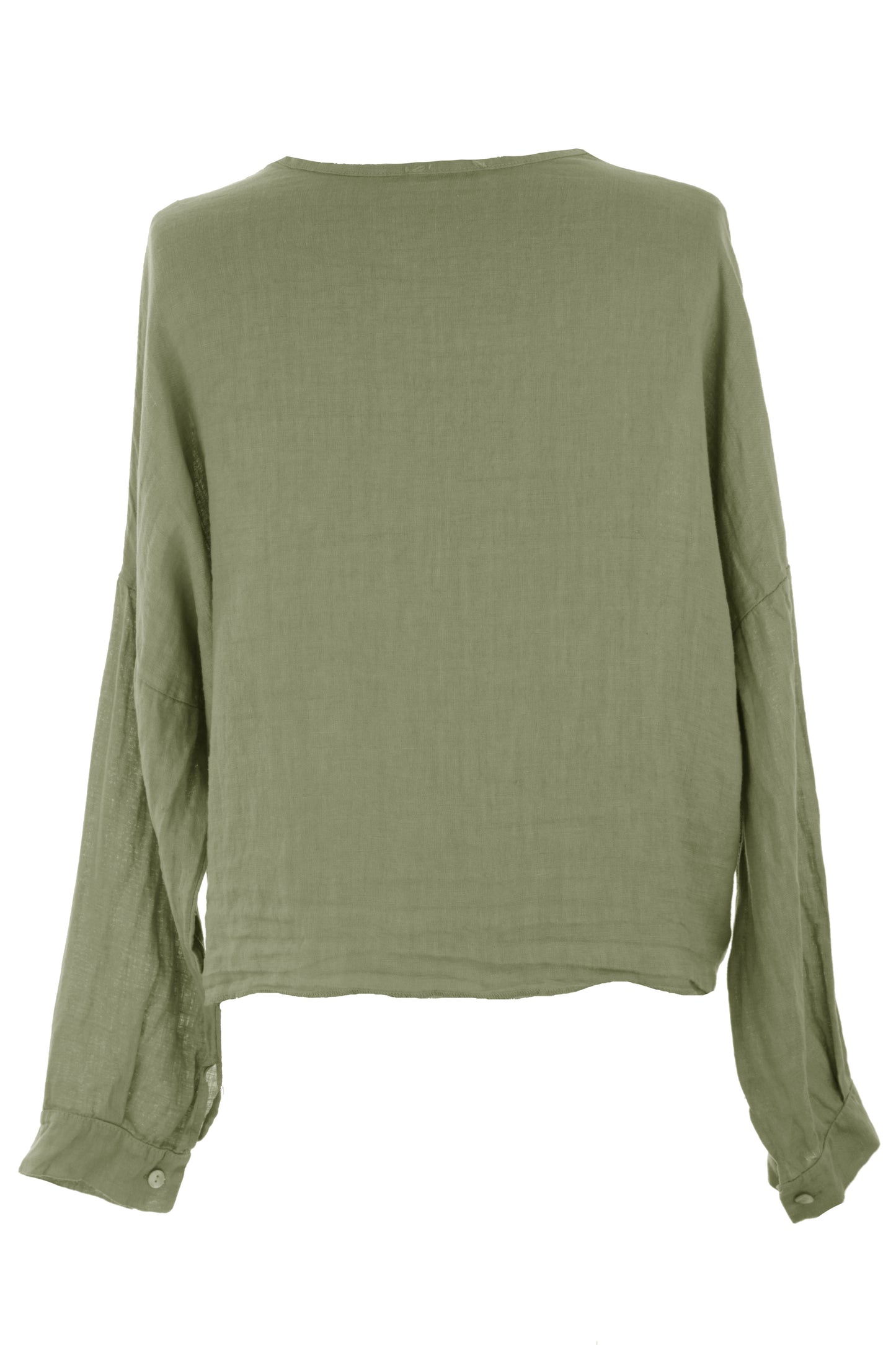 Tie Front Linen Shirt