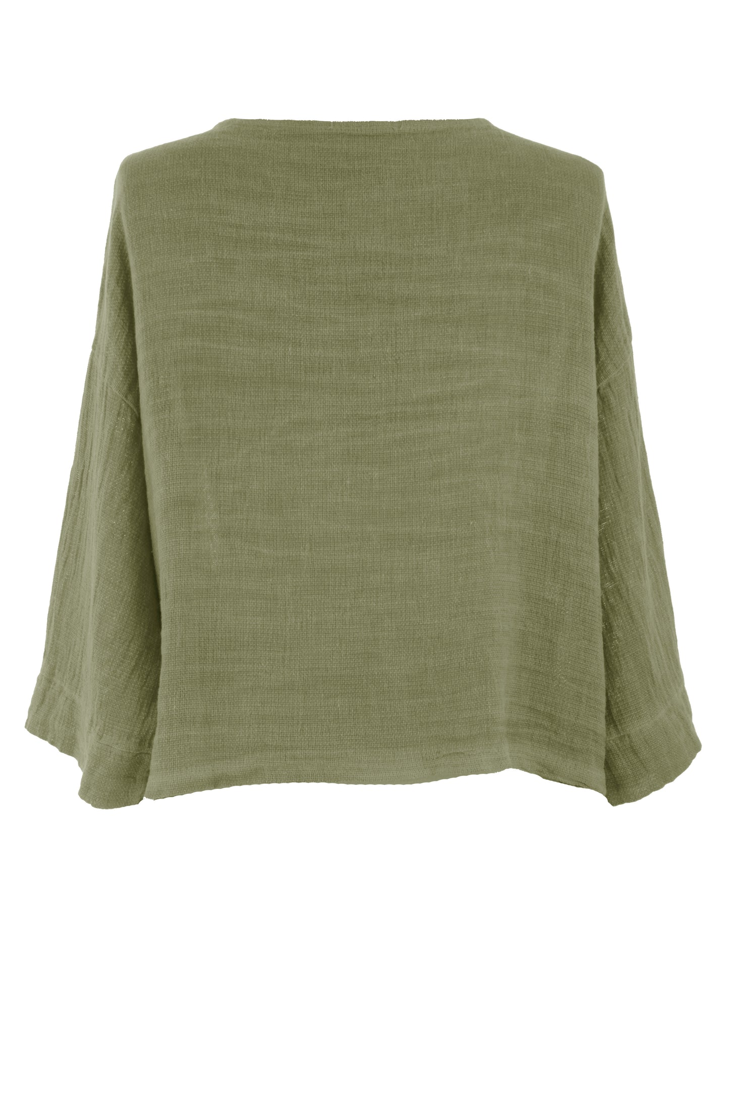 One Button Teabag Linen Jacket