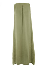 Load image into Gallery viewer, Sleeveless Button Front Linen Midi
