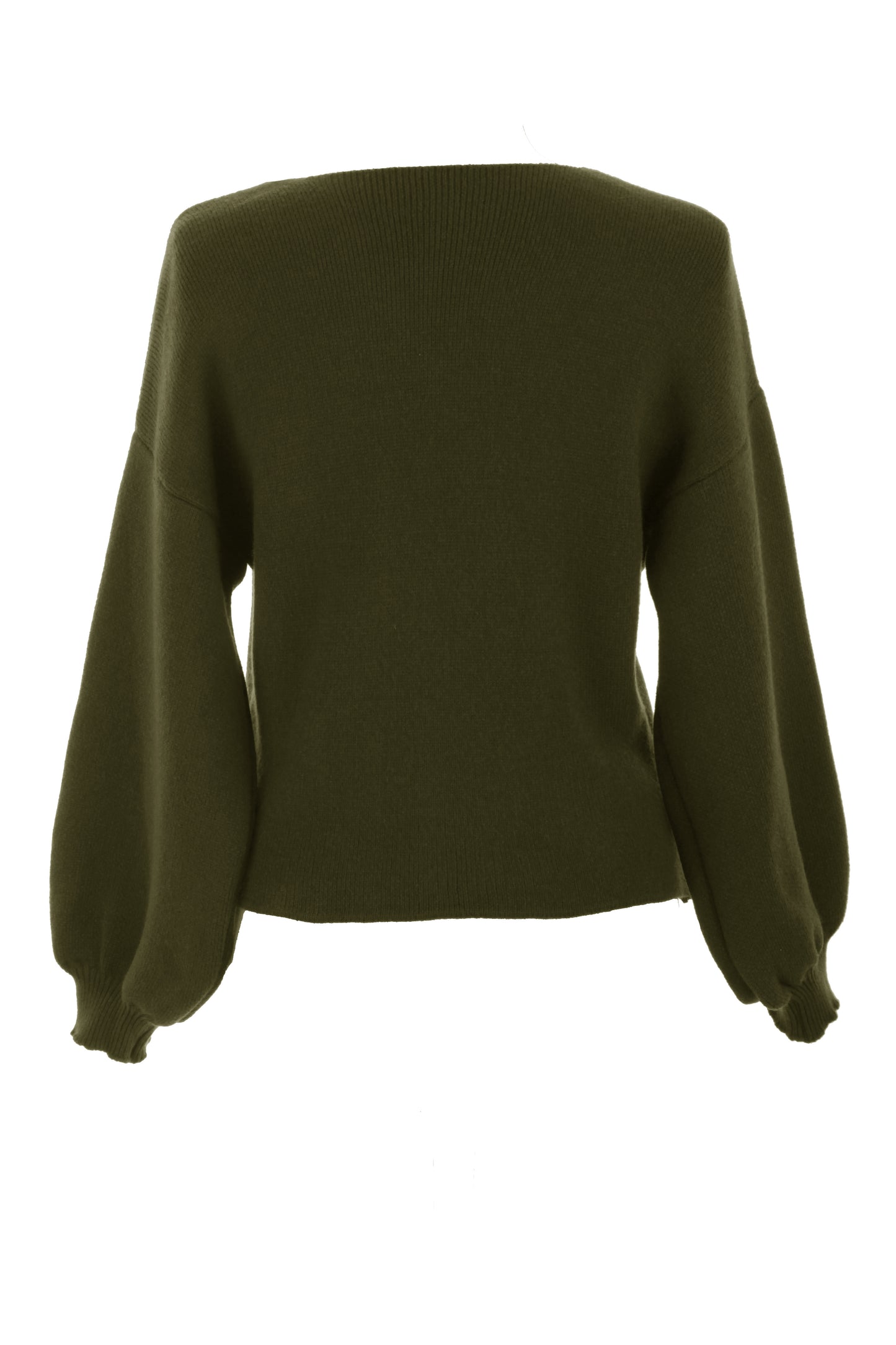 V Neck One Button Knit Cardigan