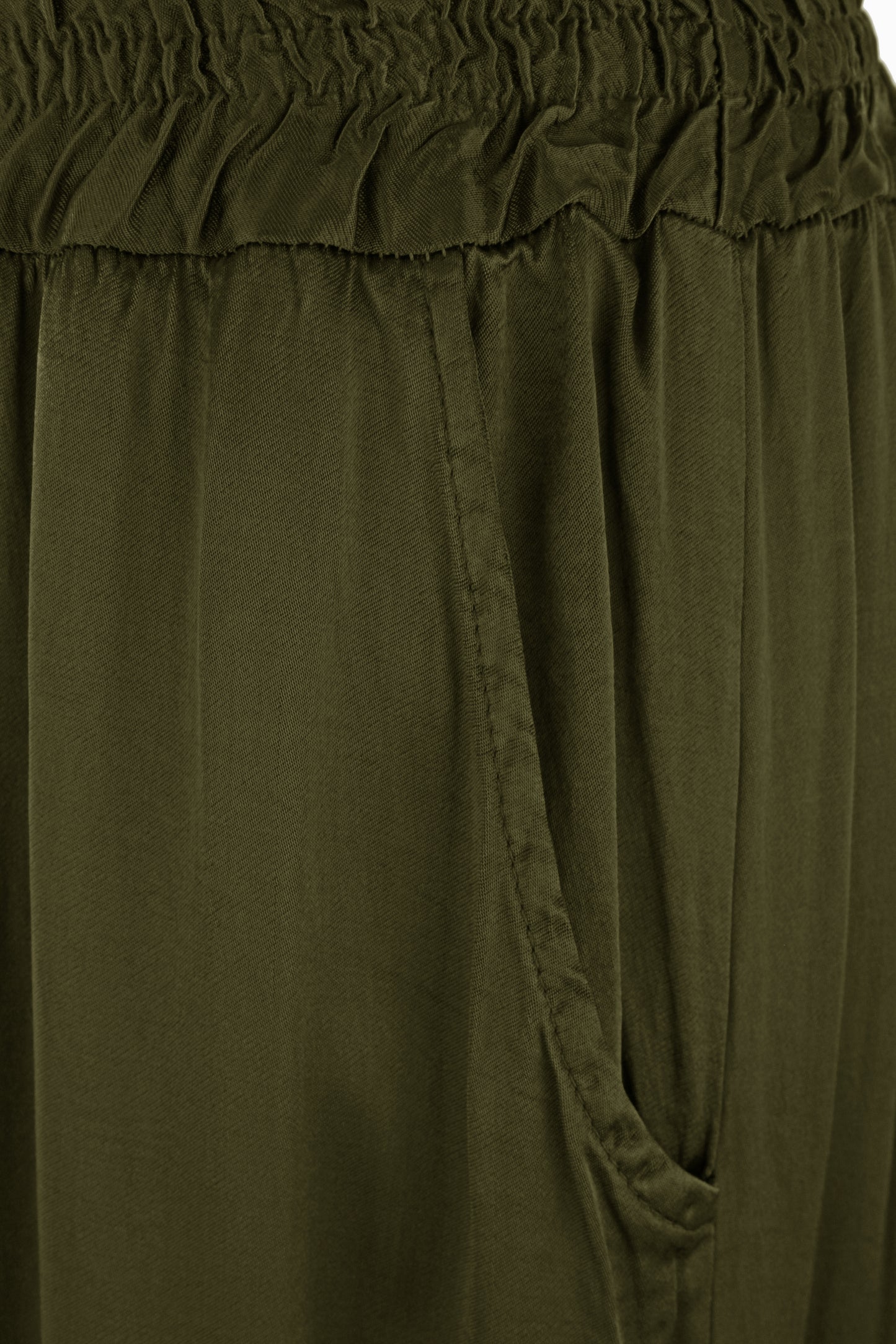 Satin Wide Leg Trouser