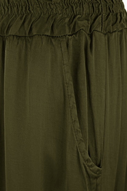 Satin Wide Leg Trouser