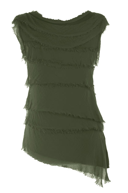 Sleeveless Rara Silk Top