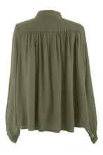 Load image into Gallery viewer, Ruched Shoulder Cotton Top
