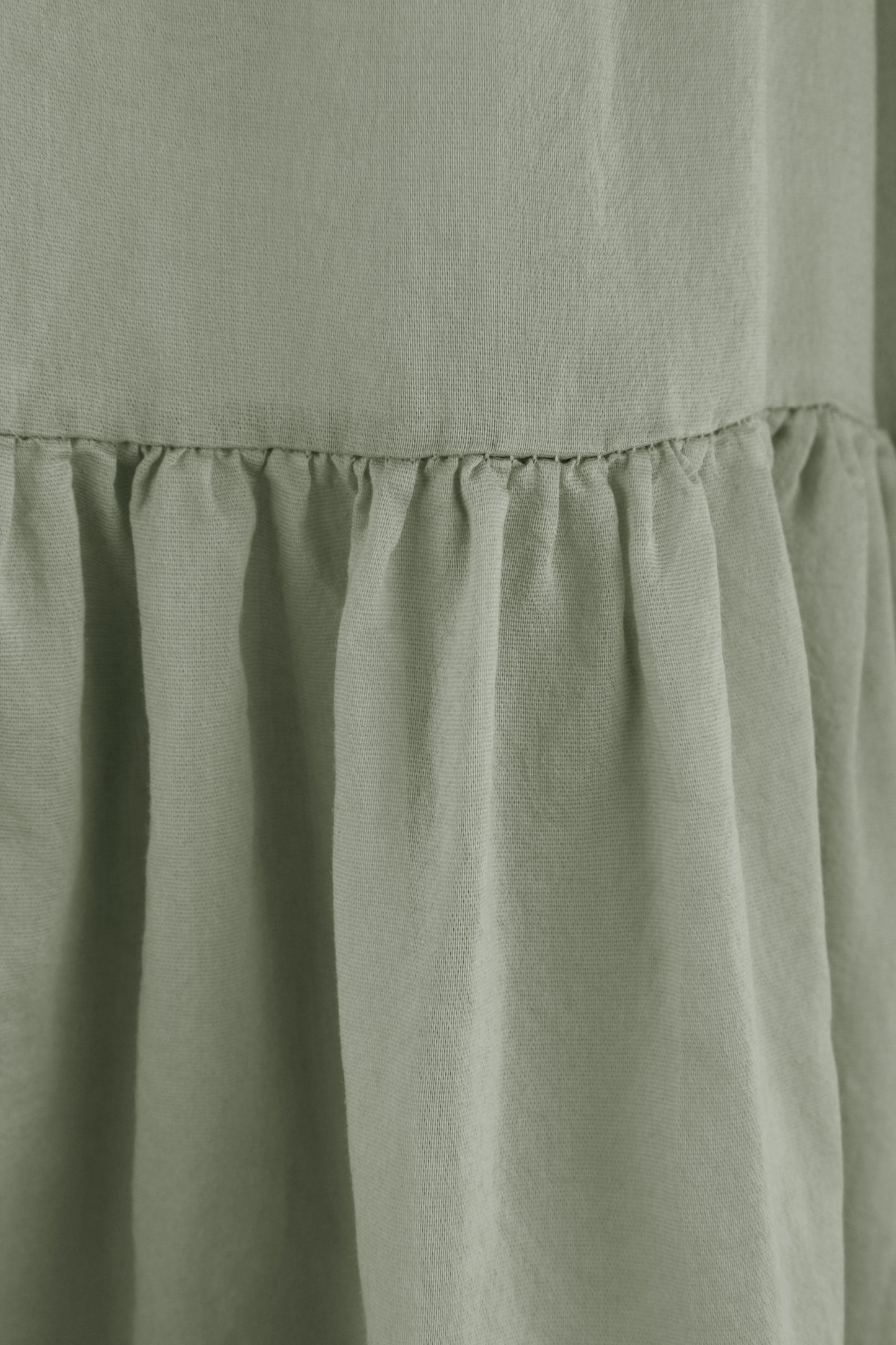 Tiered Silk Skirt