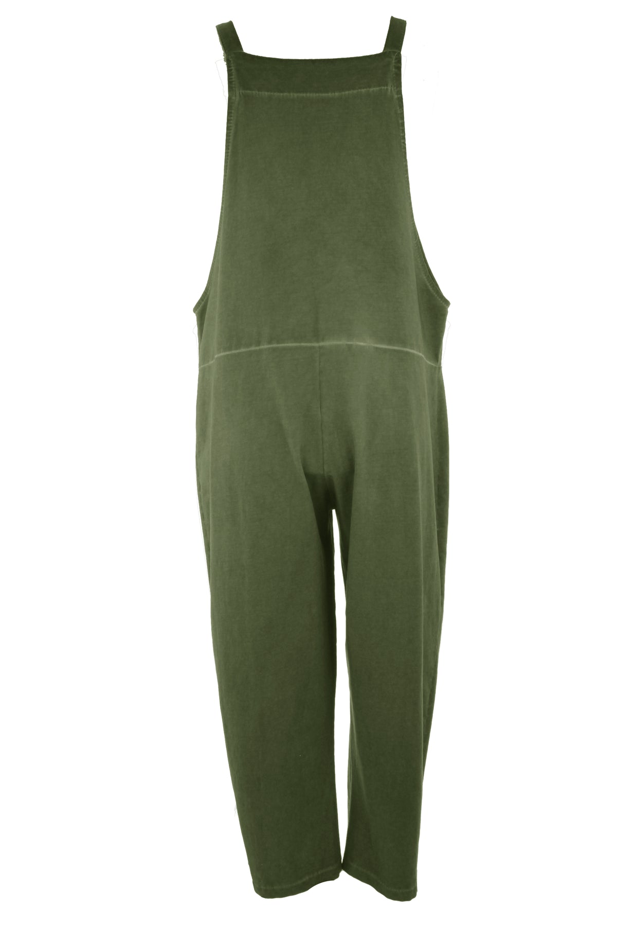 Acid Wash Jersey Dungarees
