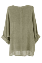 Load image into Gallery viewer, One Button Linen Cardigan
