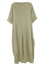 Load image into Gallery viewer, 2 Pocket Washed Linen Dress
