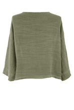 Load image into Gallery viewer, One Button Teabag Linen Jacket

