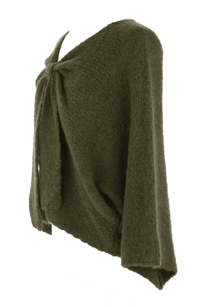 Bow Front Wool Jumper