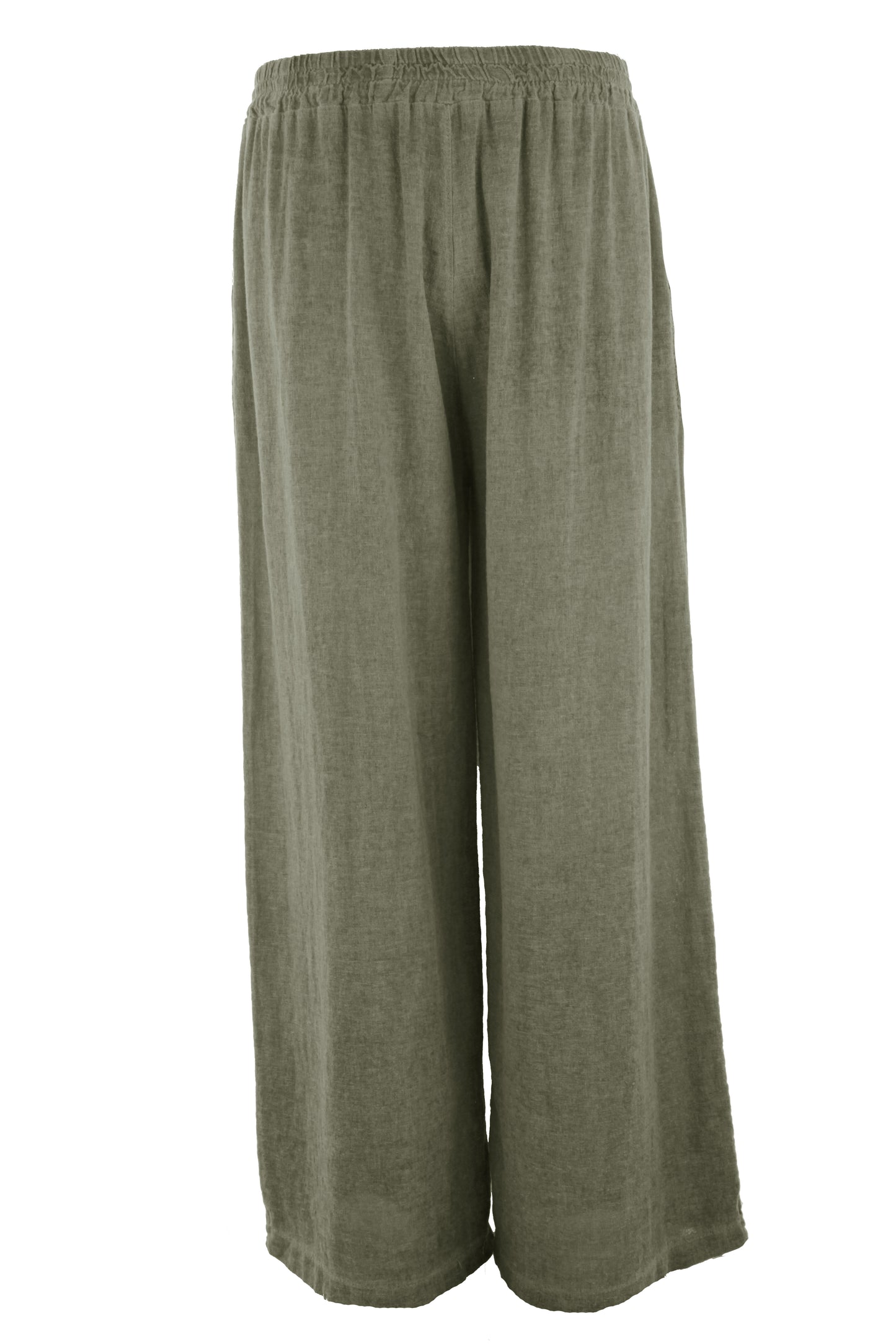 2 Crochet Pocket Linen Trouser