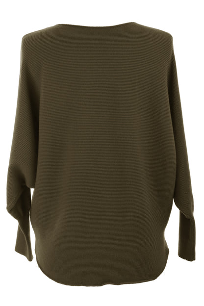 3 Sequin Star Ribbed Jumper