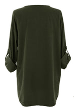 Load image into Gallery viewer, Button Detail Corduroy Top

