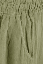 Load image into Gallery viewer, Frayed Trim Linen Shorts
