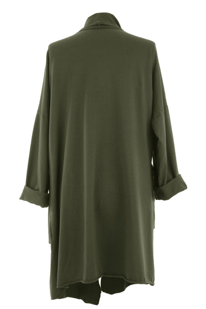 2 Slouch Pocket Jersey Jacket