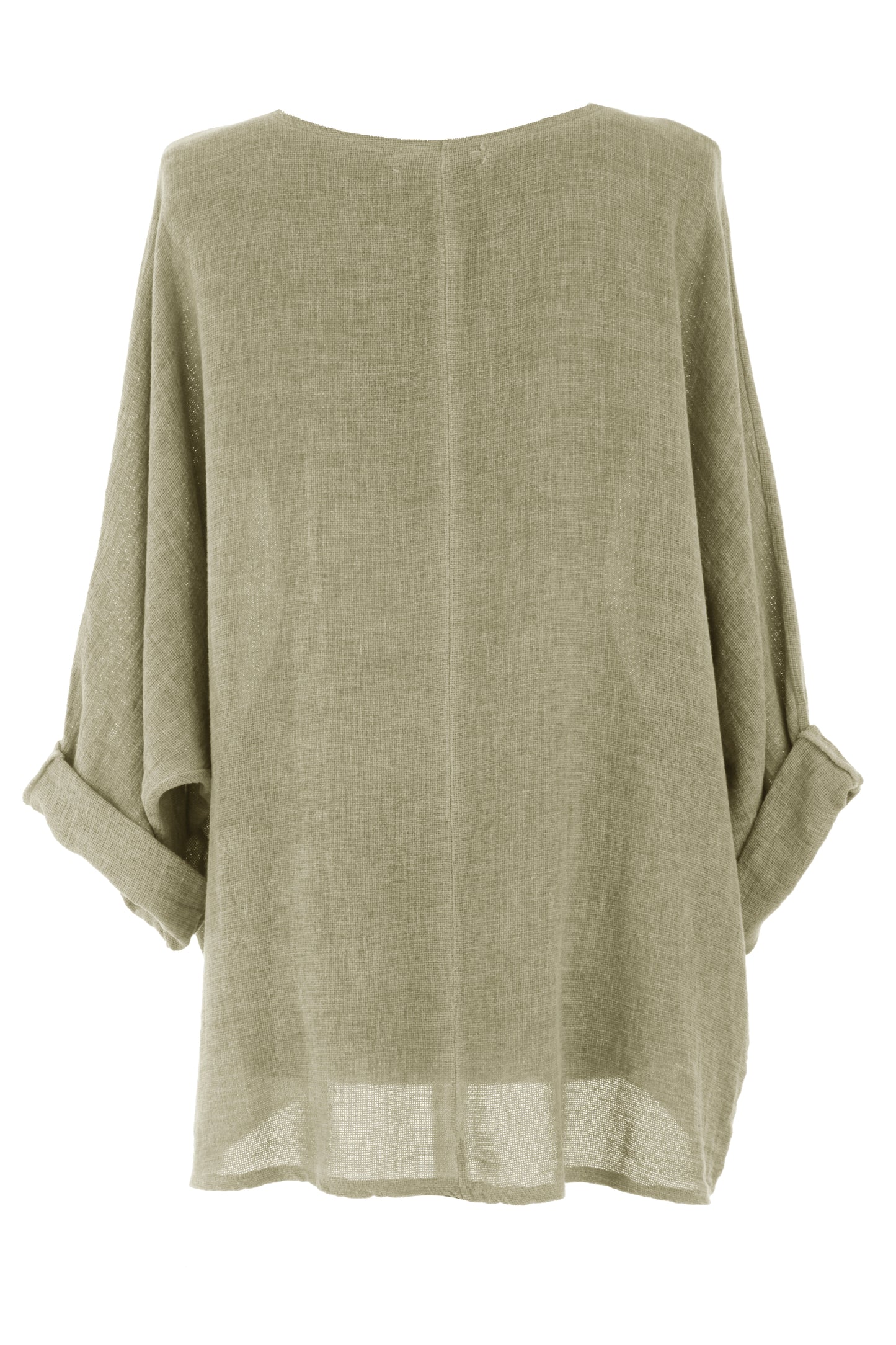 One Button Linen Cardigan