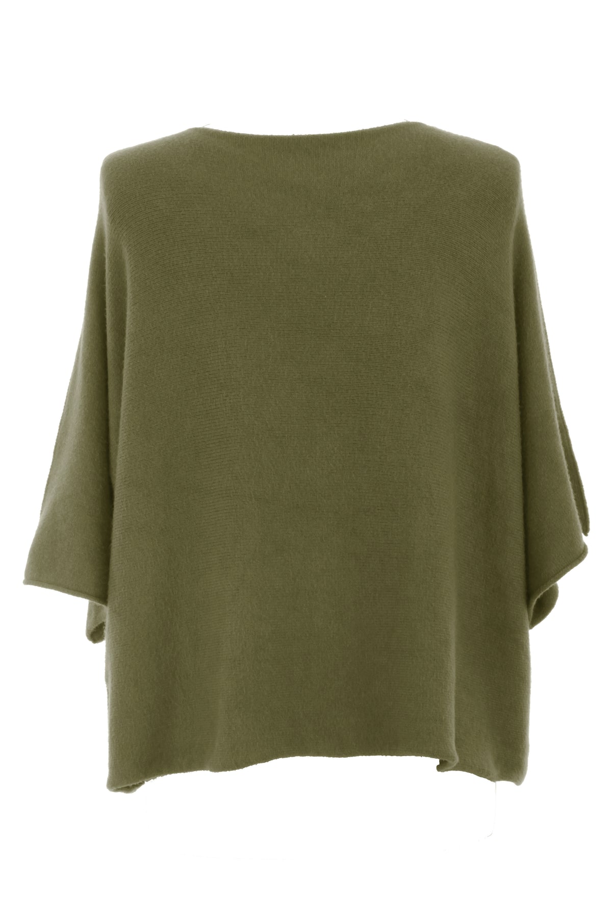 Batwing Short Sleeve Soft Knit Jumper