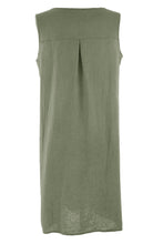 Load image into Gallery viewer, Sleeveless 2 Pocket Linen Dress
