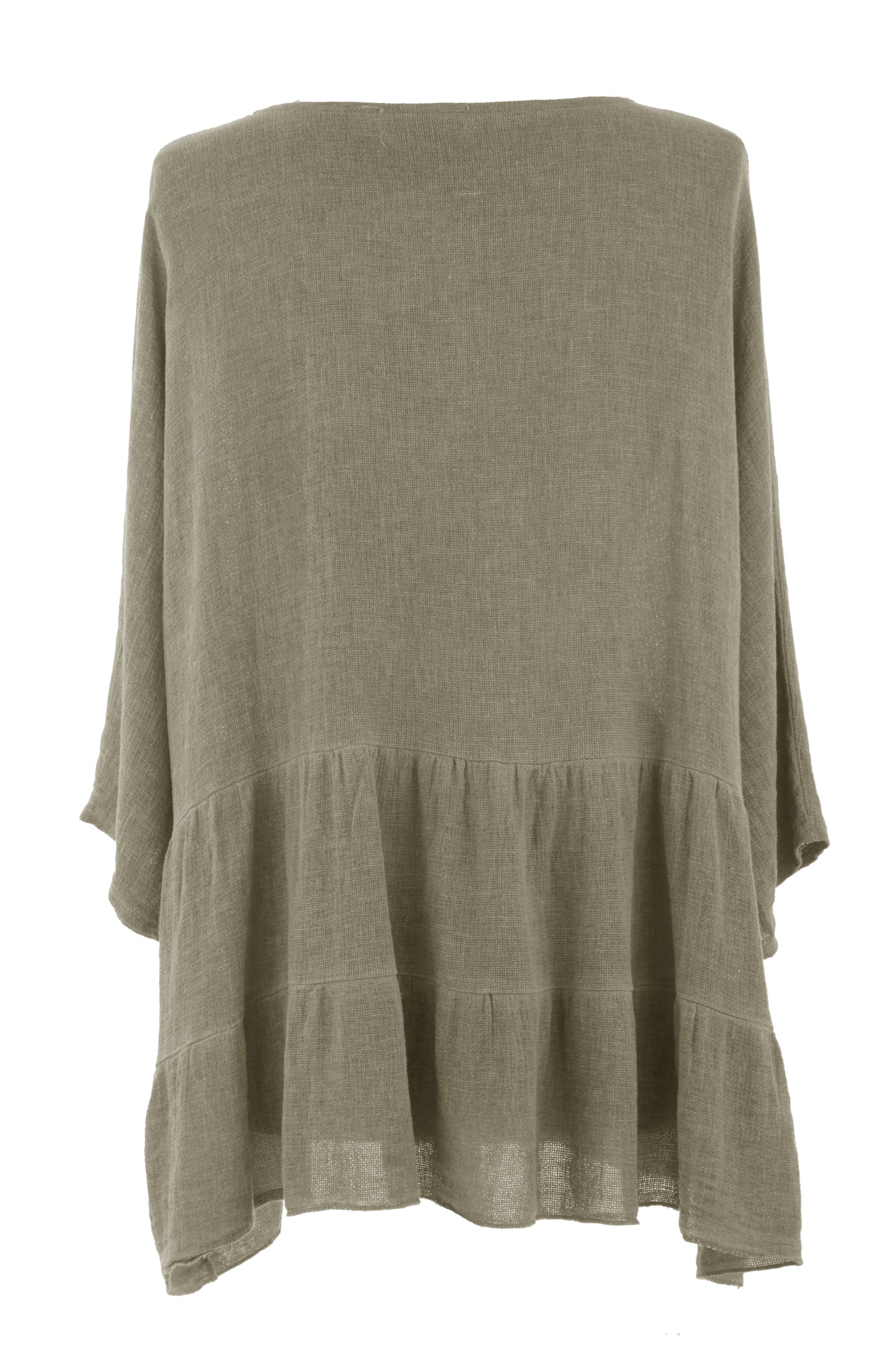 Tiered Teabag Linen Top