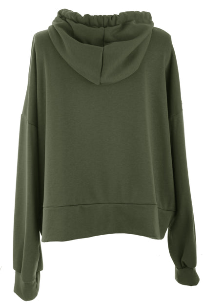 Rope Drawstring Hooded Sweatshirt