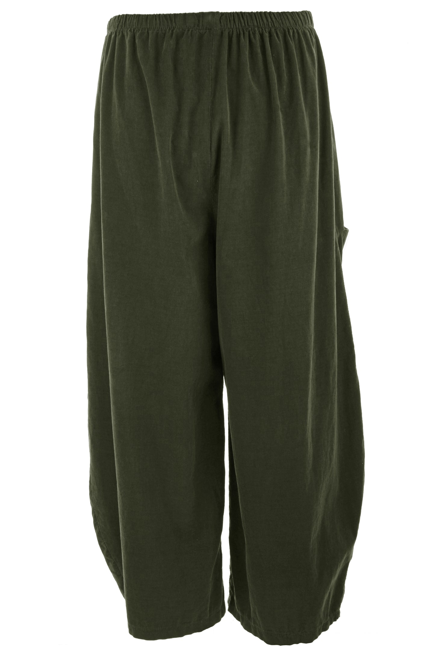 2 Slit Pocket Barrel Leg Corduroy Trouser