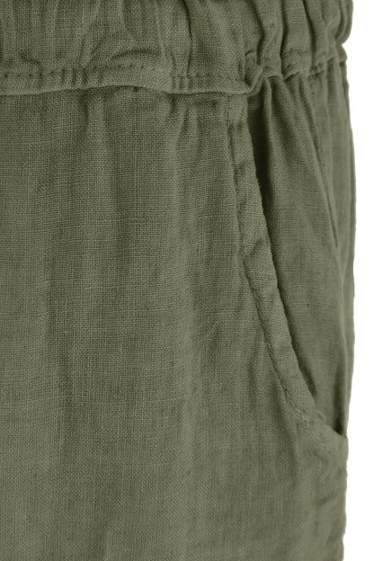Tapered Linen Trouser