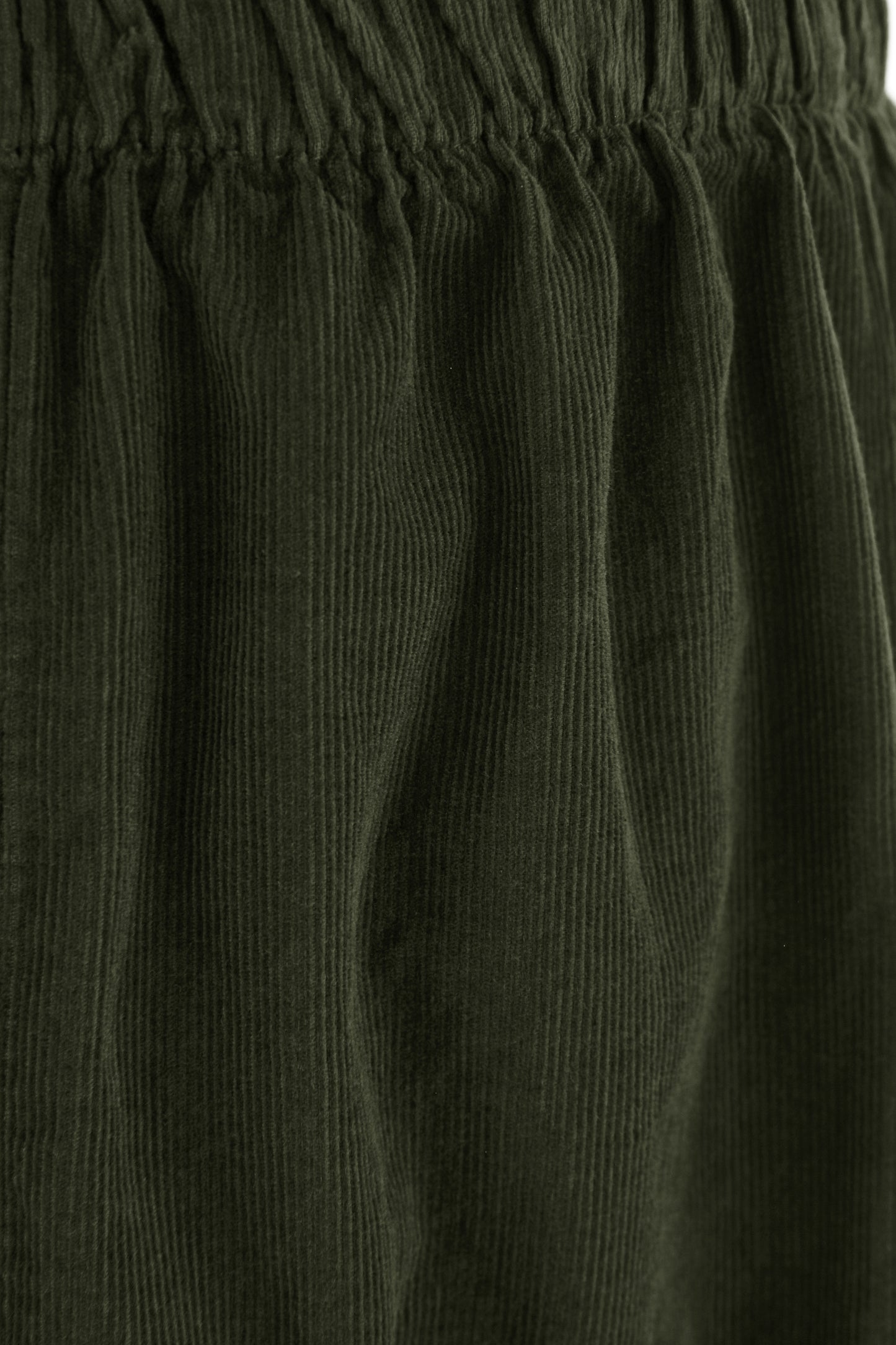 2 Slit Pocket Barrel Leg Corduroy Trouser