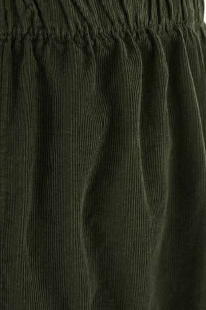 2 Slit Pocket Barrel Leg Corduroy Trouser