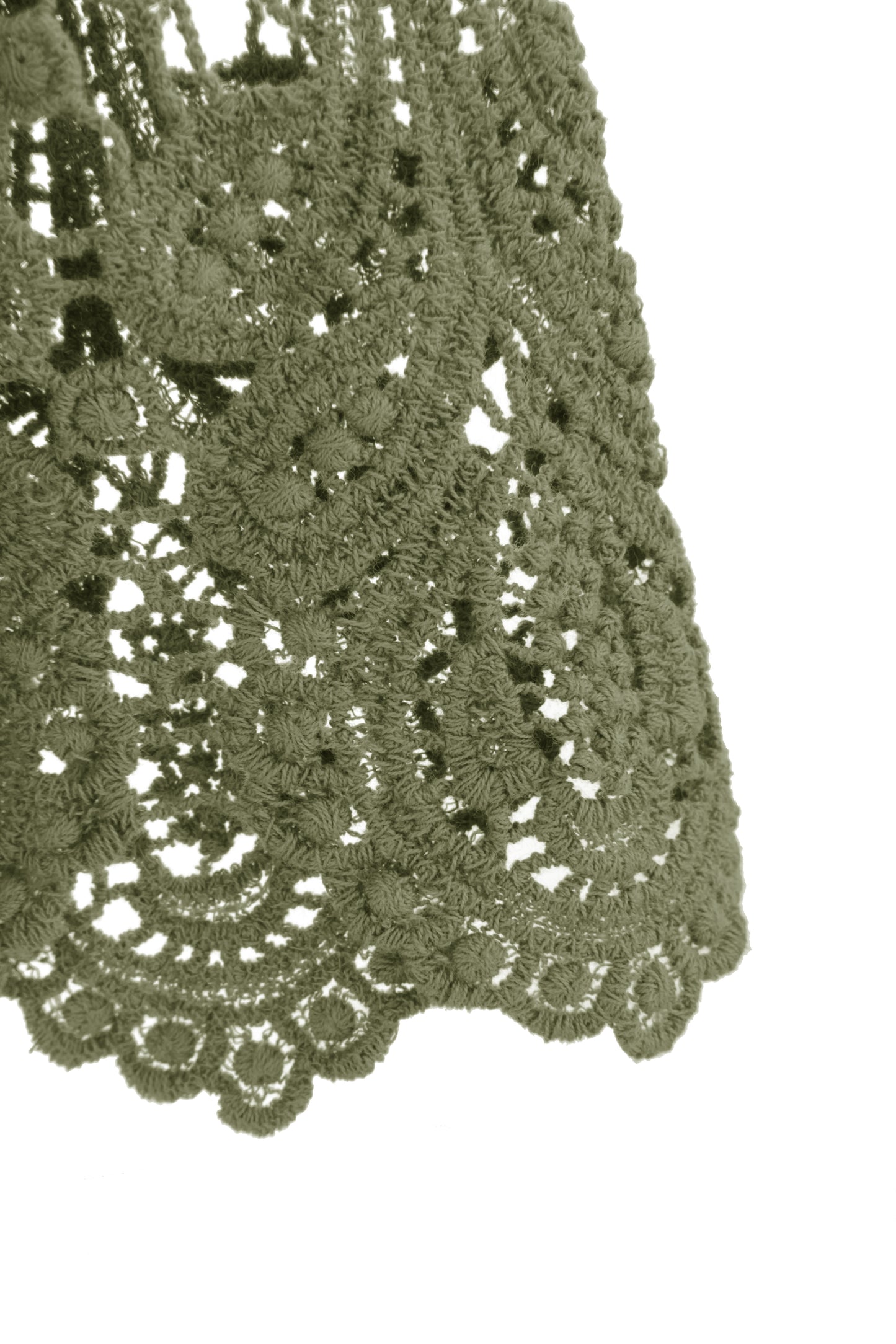 Tie Front Crochet Cardigan