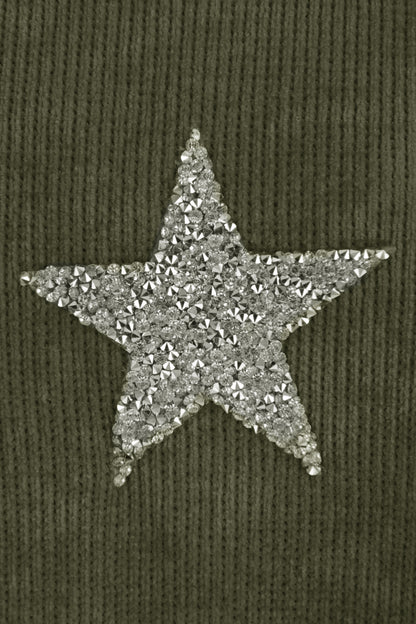 Star Detail Chenille Top