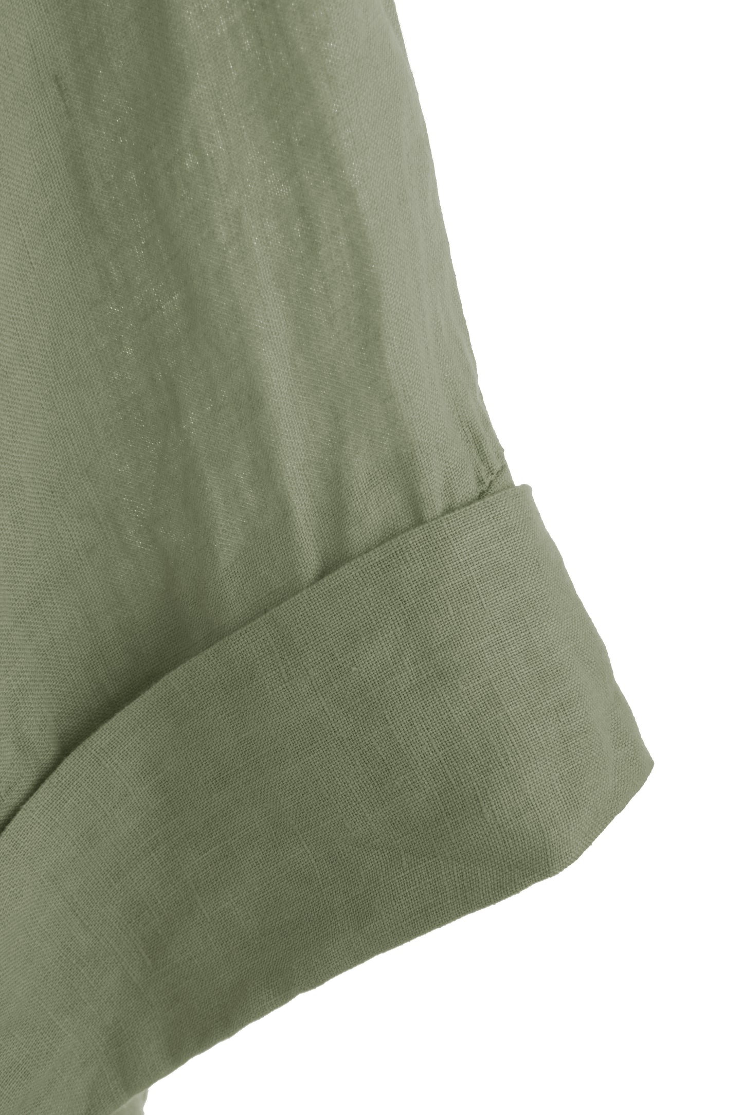 Collar V Neck Linen Shirt