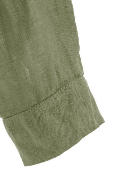 Tie Front Linen Shirt
