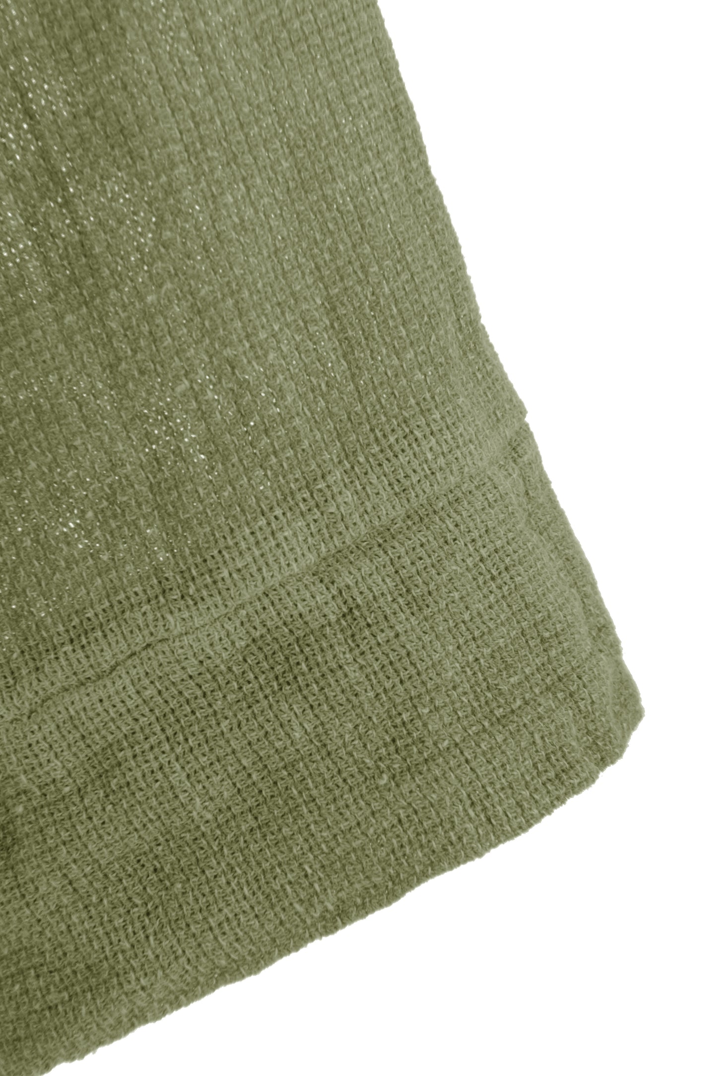 One Button Teabag Linen Jacket