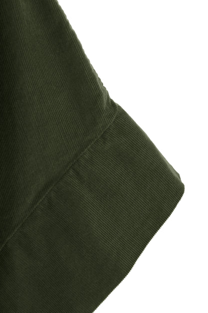Slash Cowl Neck Corduroy Top