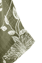 Load image into Gallery viewer, Dandelion Print Button Detail Top
