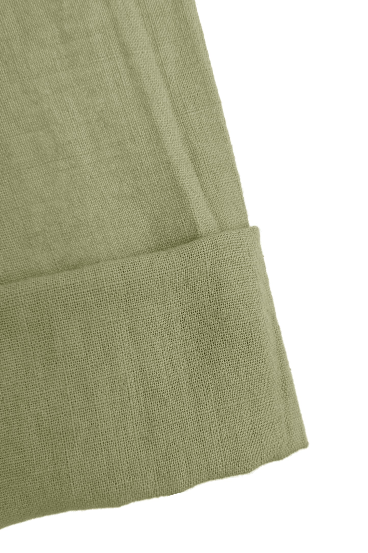 Pleat Detail Linen Dress