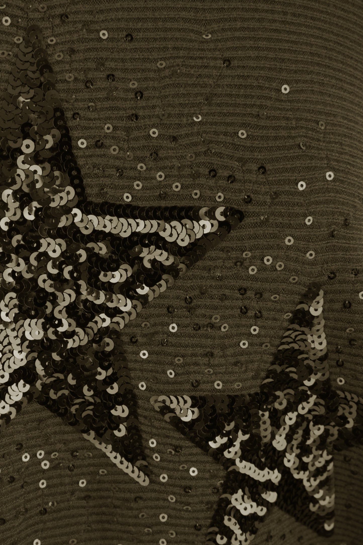 3 Sequin Star Ribbed Jumper