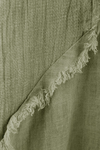 Teabag Linen Panel Trouser