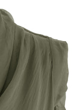 Load image into Gallery viewer, Sleeveless Cowl Neck Silk Top
