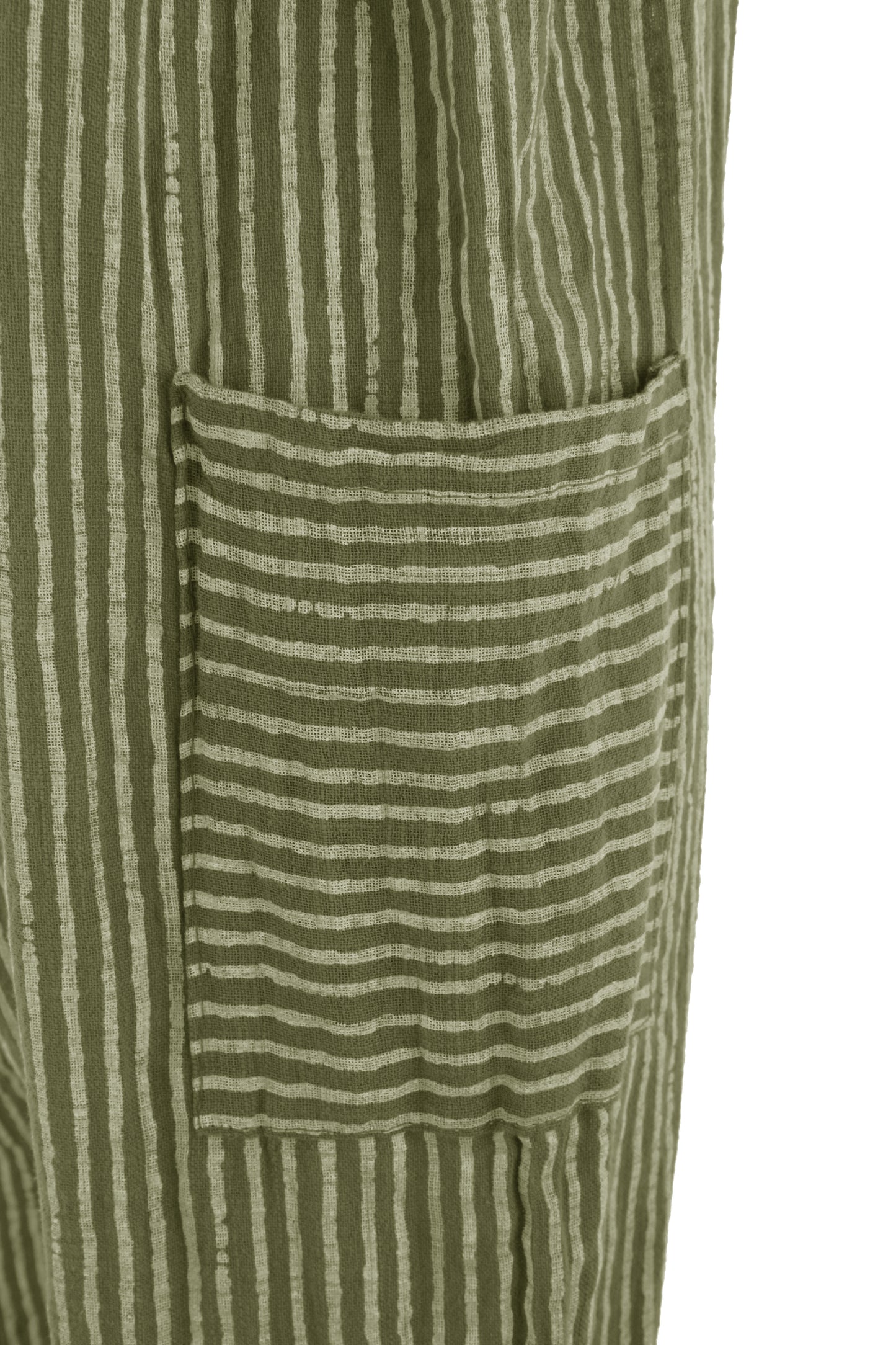 Stripes Cotton Dungaree