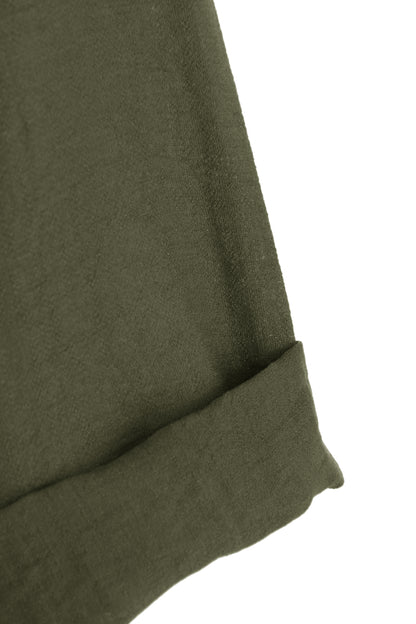 One Button Detail Midi Dress