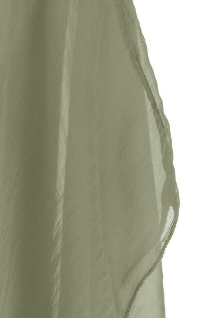 Batwing Silk Kaftan Midi