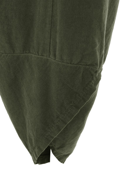 Tulip Ankle Barrel Leg Corduroy Trouser