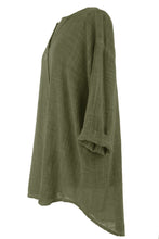 Load image into Gallery viewer, Button Detail Cotton Top
